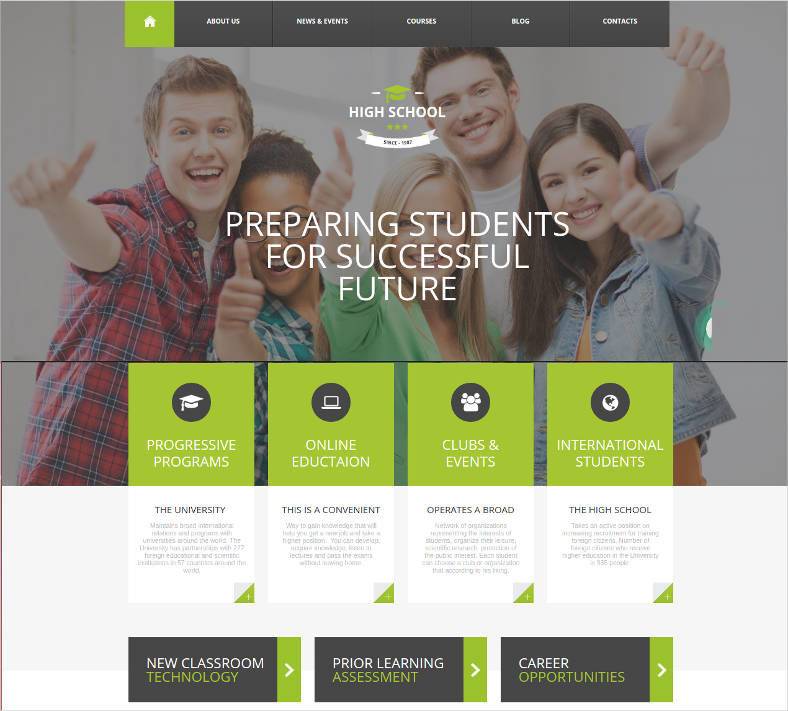 19 Best Student Website Templates Free & Premium Themes