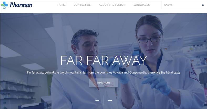 pharman laboratory website theme 788x418