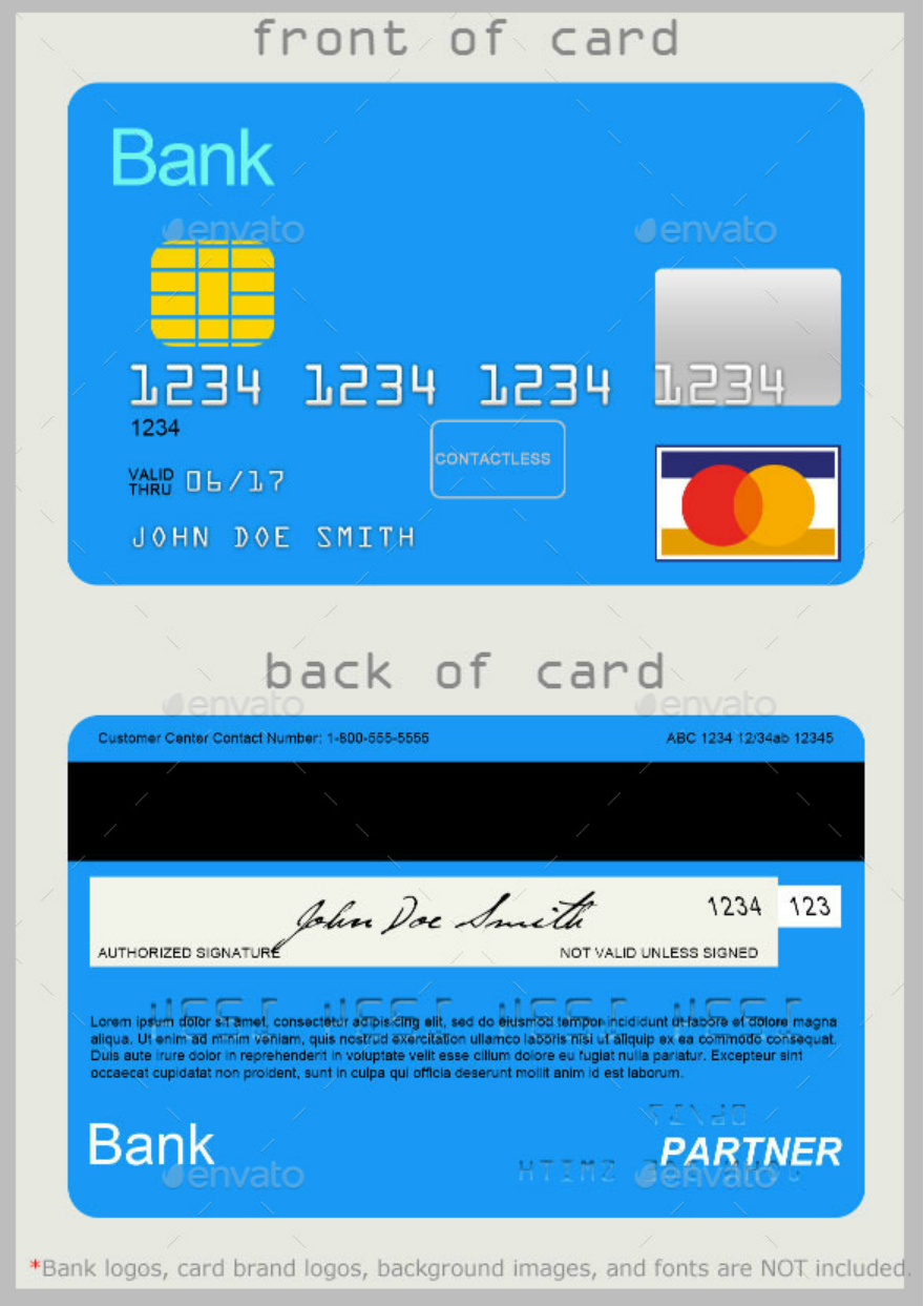 Credit Card Template