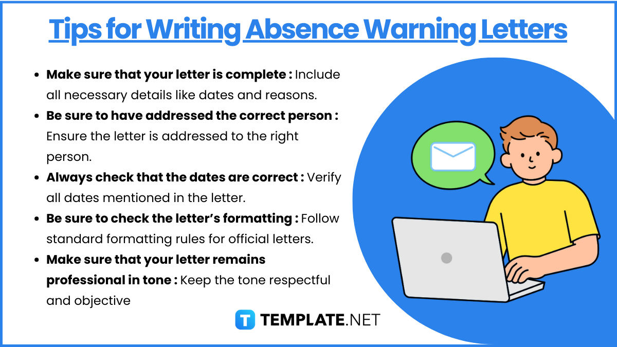 tips for writing absence warning letters