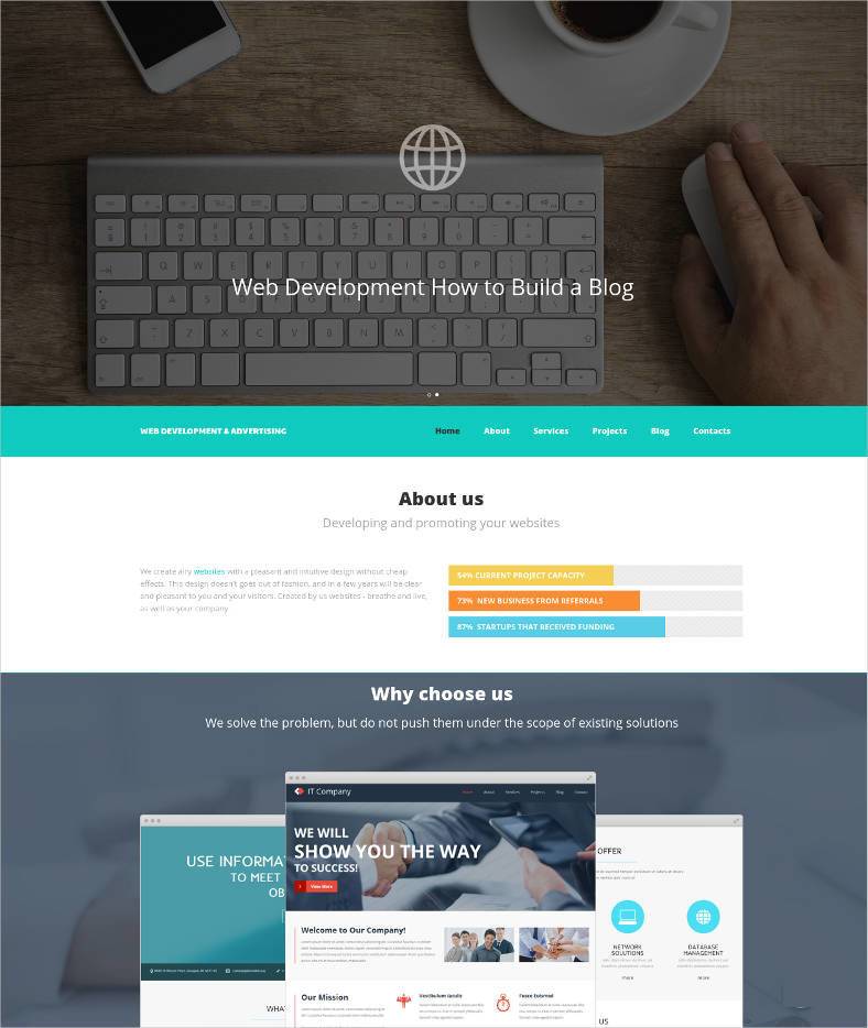 13+ Awesome Website Templates & Themes for Web Developer