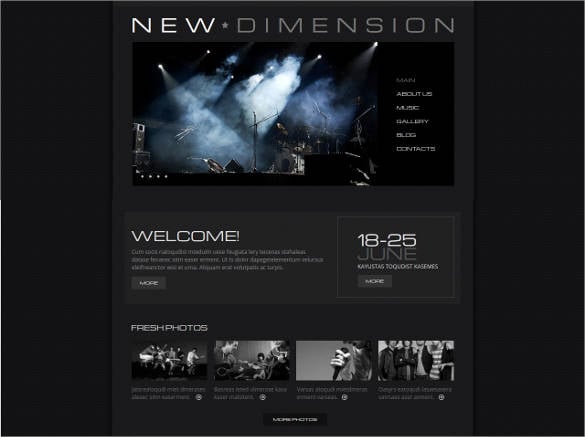 website-template-to-promote-music-events