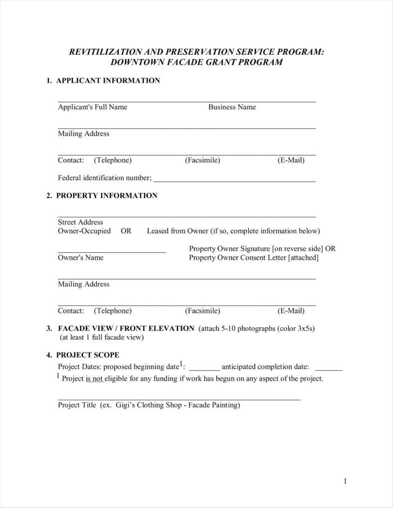 9+ Funding Application Form Templates Free PDF, DOC Format Download