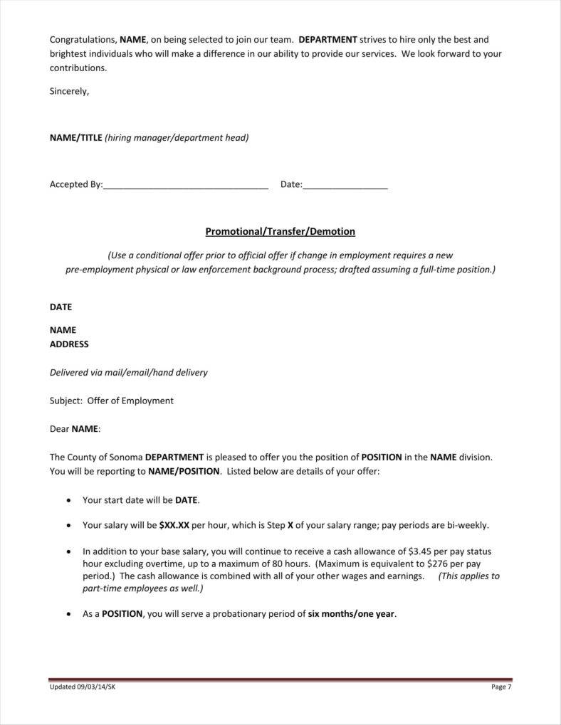 35+ Promotion Letter Templates in PDF