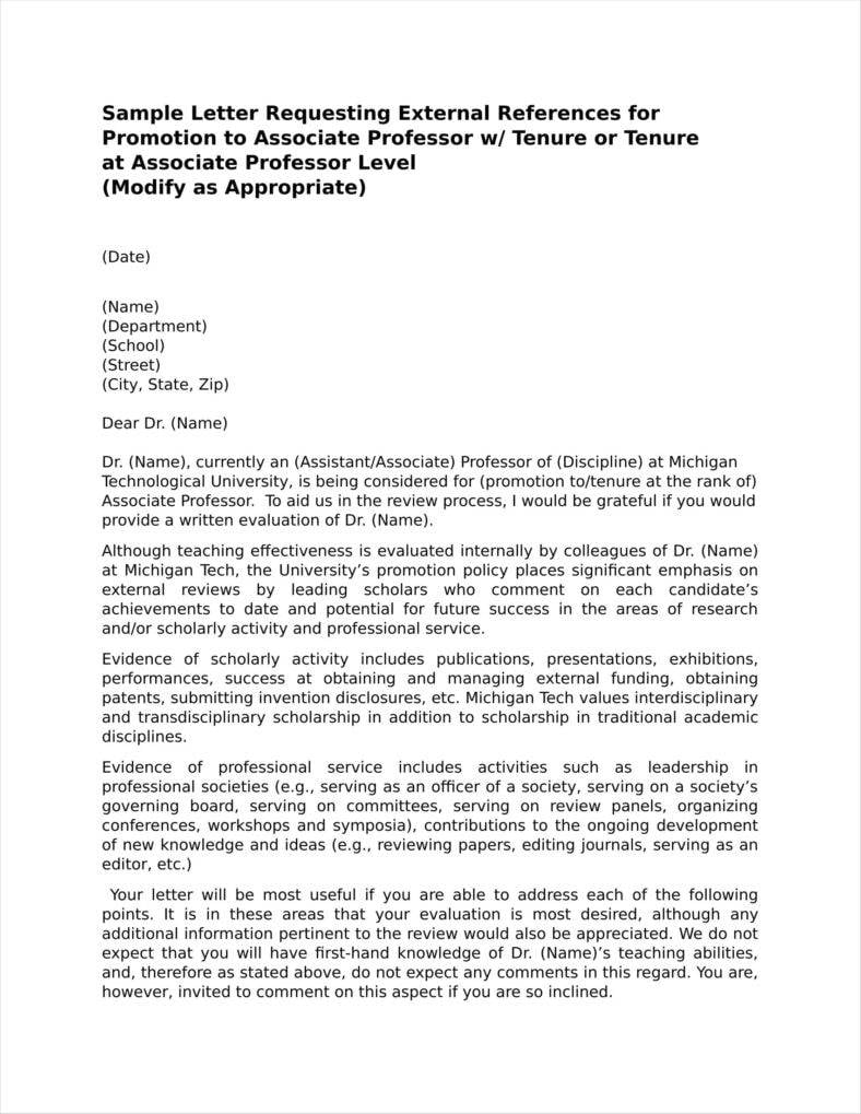 cover letter for promotion to associate professor