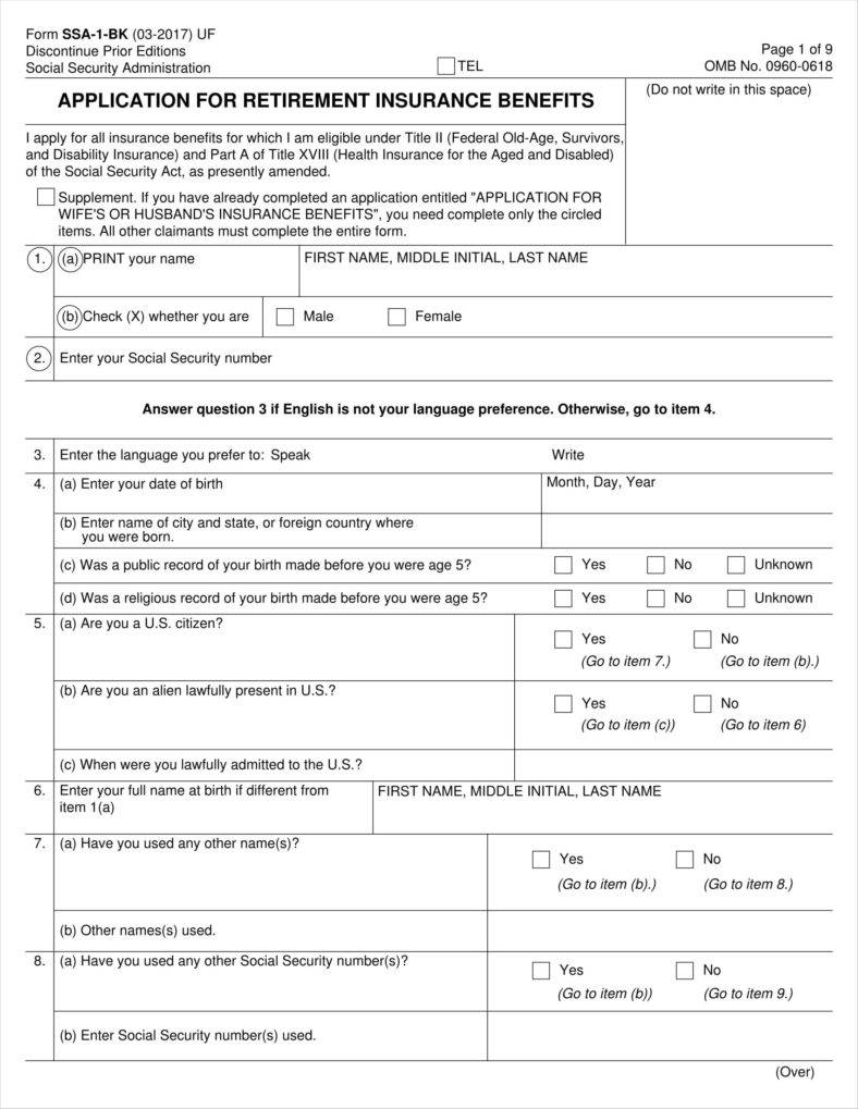 Health Insurance Application Form Printable Pdf Download Bank2home