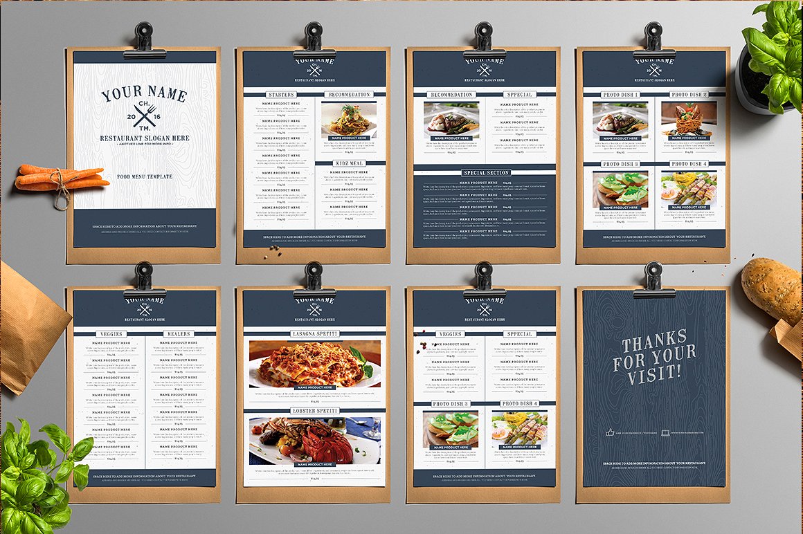 Steps to Create Menu Cards