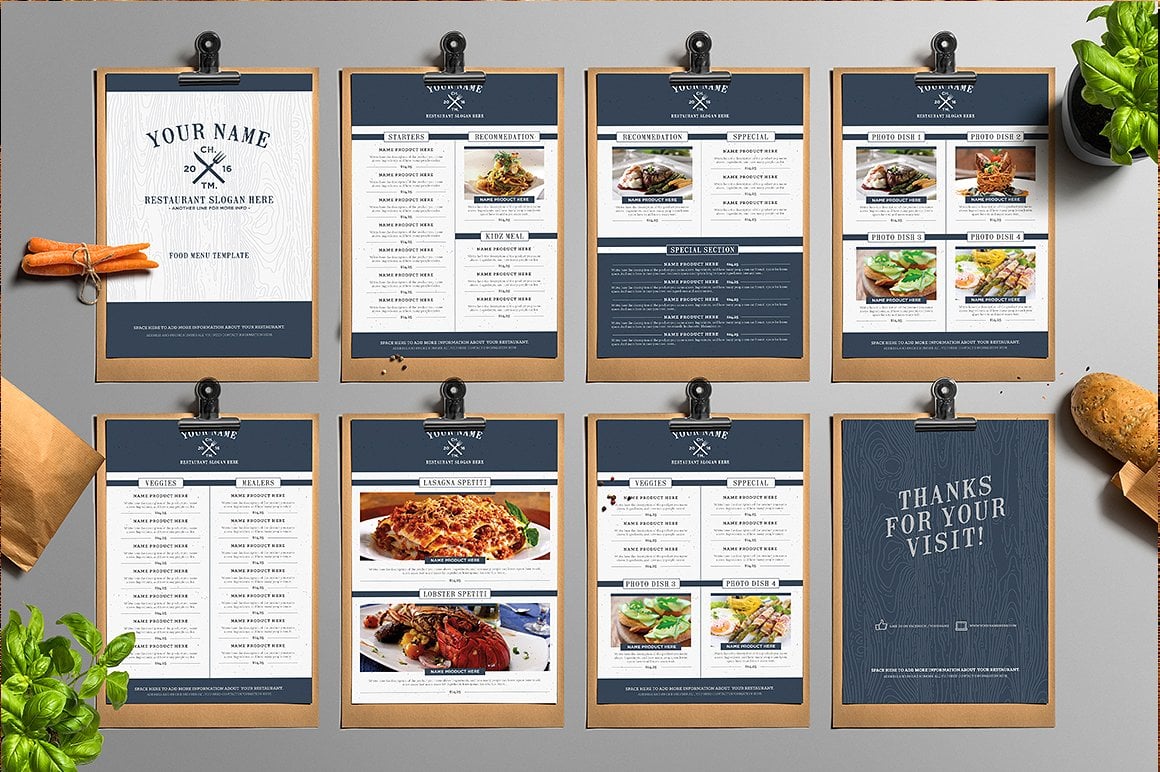 Steps To Create Menu Cards