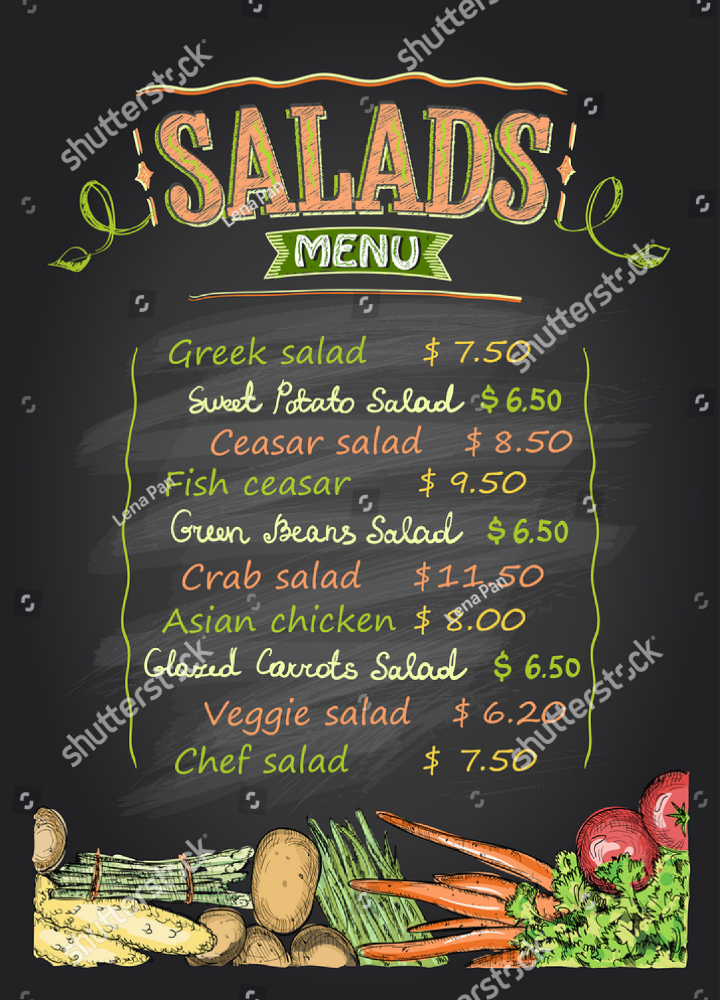 assorted-salads-menu-template