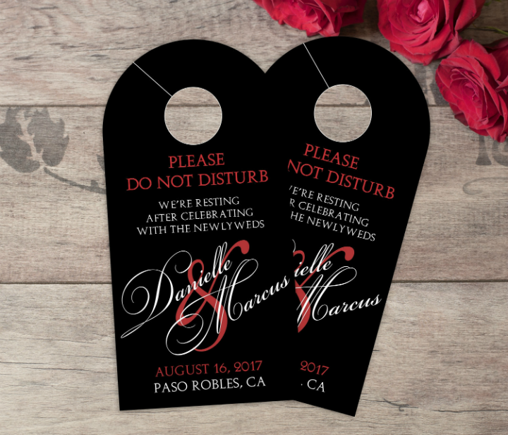 10+ Memorable Wedding Door Hanger Templates PSD, Vector EPS