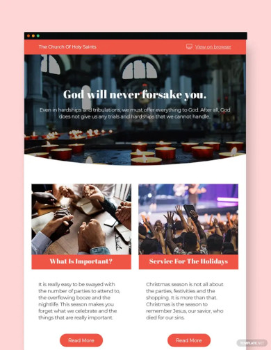 church newsletter template