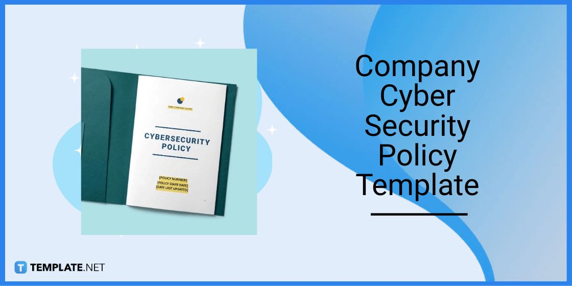 company cyber security policy template