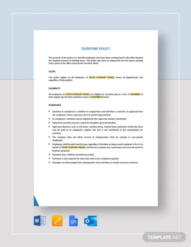 16+ Business Policy Templates Free Word, PDF Format Download | Free ...