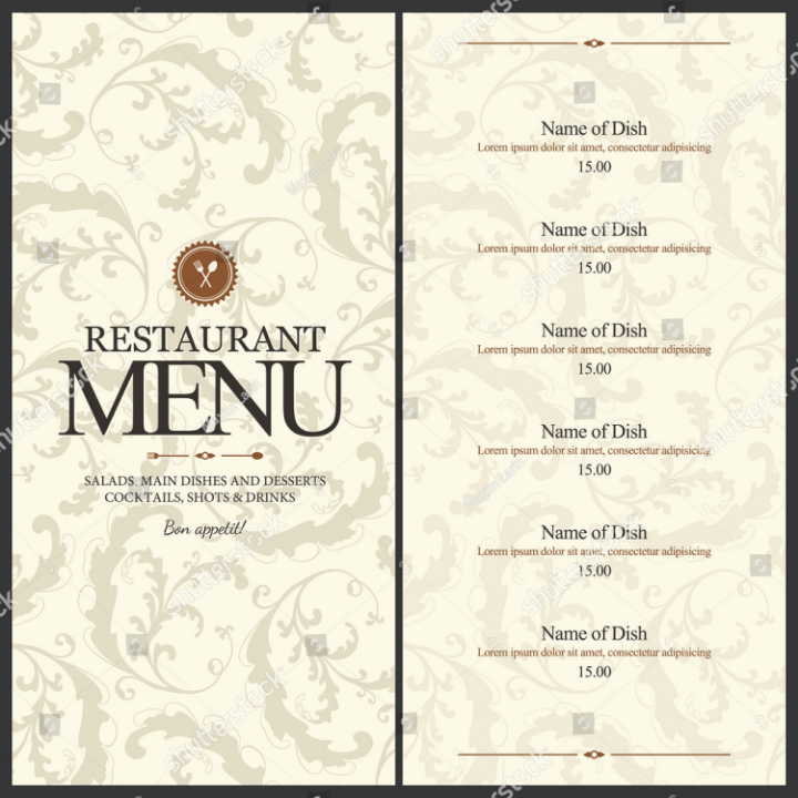 Luau Menu Template CI68 Advancedmassagebysara