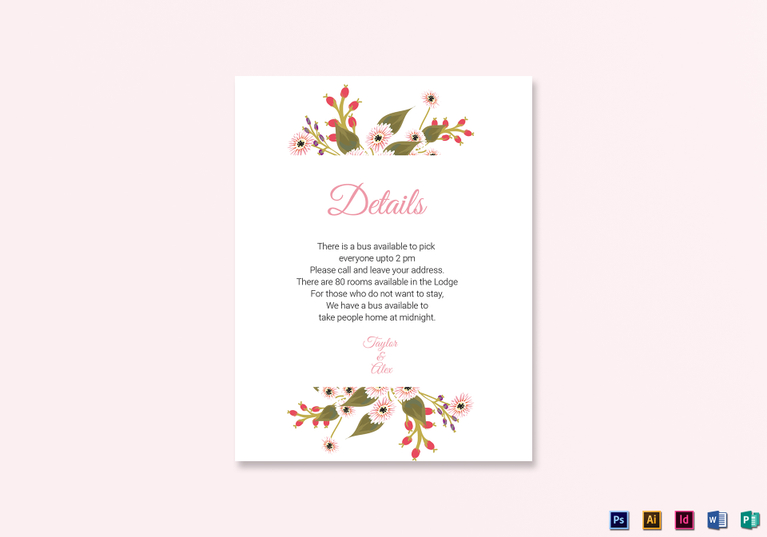 31 Floral Wedding Templates Editable Psd Ai Format Download