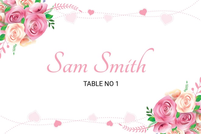 floral-wedding-place-card