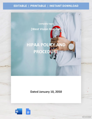 hipaa policy and procedure