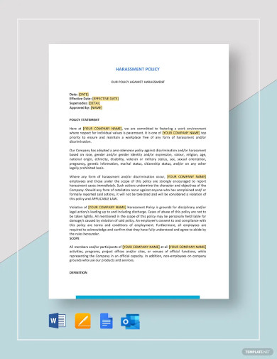 62+ Policy Template Samples - Free PDF, Word Format Download
