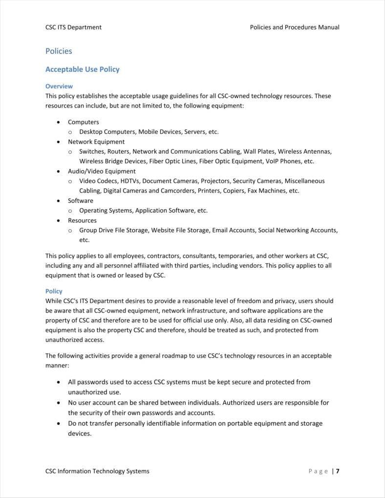 22+ IT Policy Templates - Free PDF, DOC Format Download  Free Pertaining To mobile device acceptable use policy template
