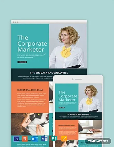 marketing email newsletter template