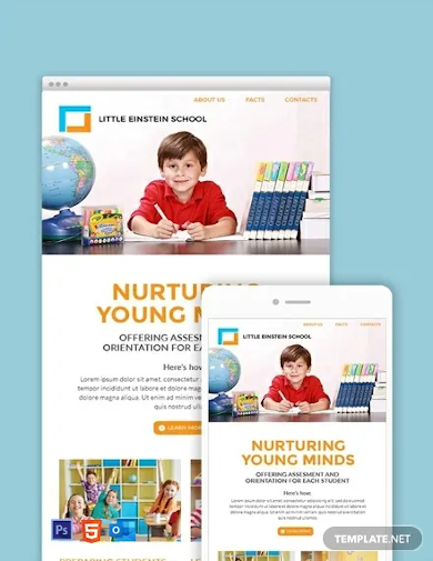 preschool email newsletter template