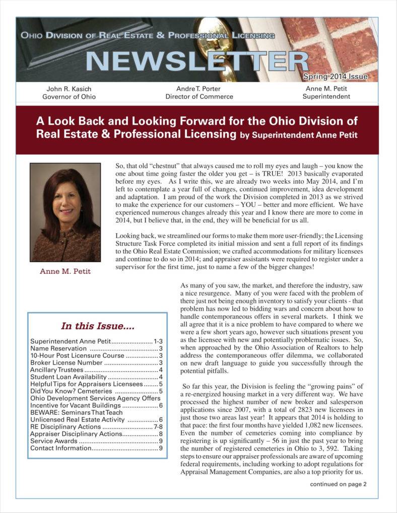 real estate newsletters for agents 11 788x10