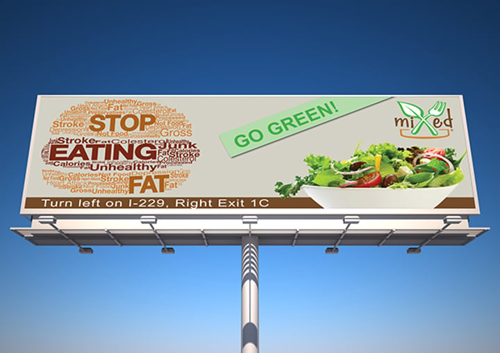 restaurant billboard design