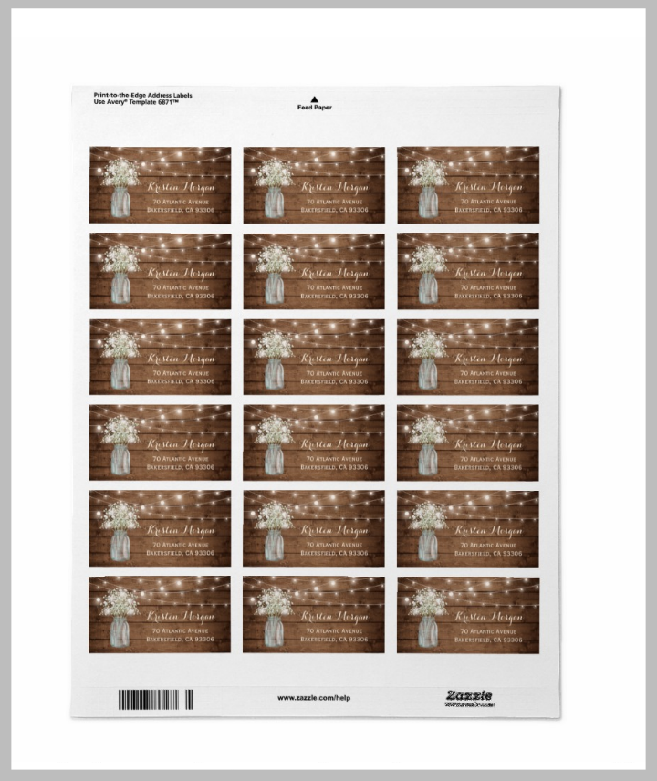 printable envelope address template