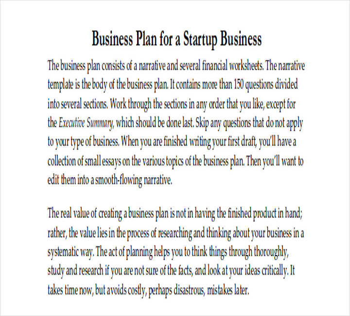 sample business plan for a startup restaurant in pdf