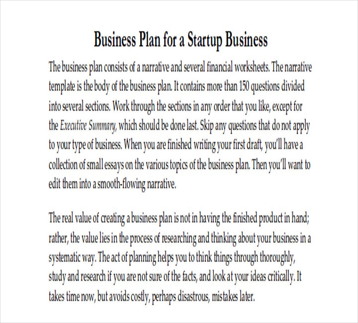business plan for bar template