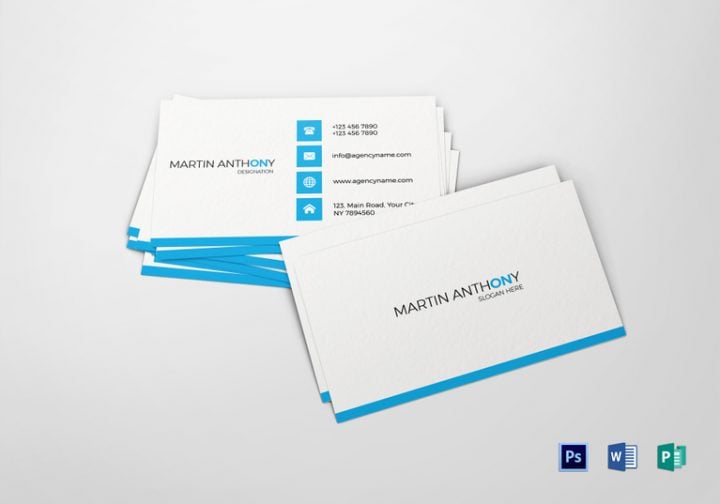 simple business card template e150960