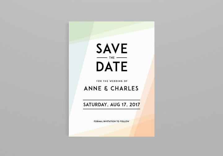 simple save the date template