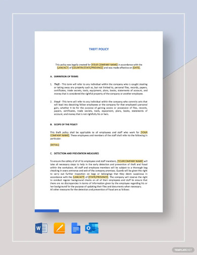 62+ Policy Template Samples - Free PDF, Word Format Download