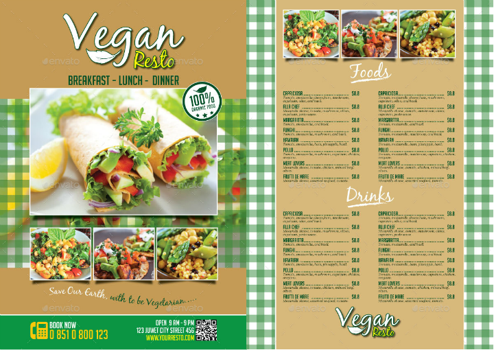 Delightful Salad Bar Menu 14+ Free Templates in PSD, AI