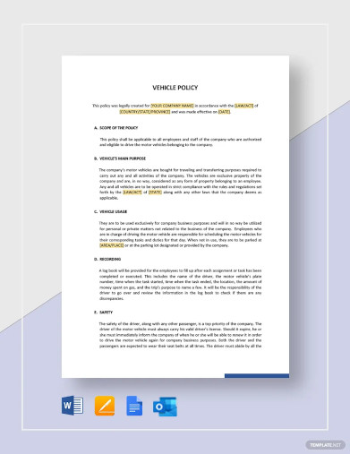 62+ Policy Template Samples - Free PDF, Word Format Download