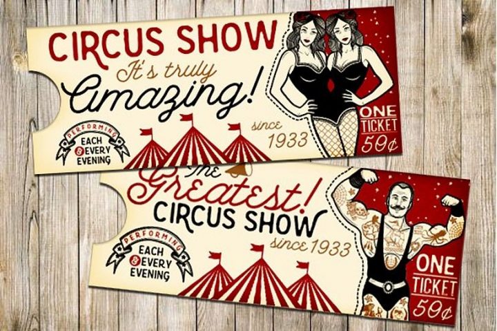 circus ticket 