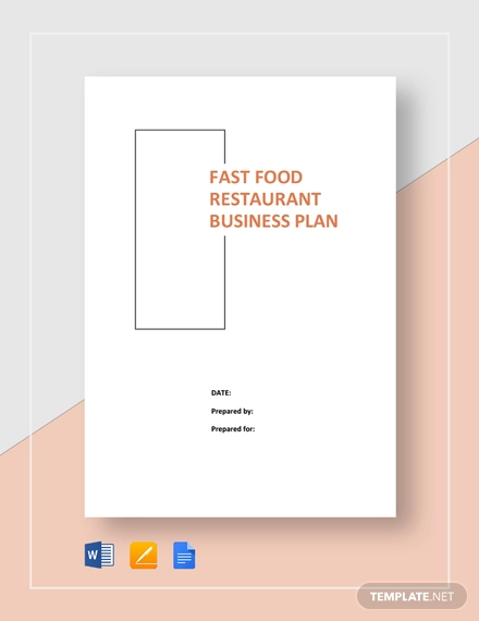 Restaurant Business Plan Template 22 Word Pdf Google