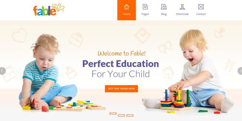 13+ Fun Kindergarten Website Templates