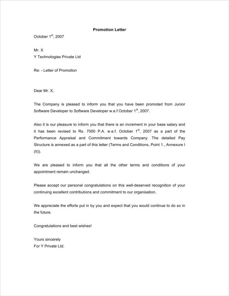 Employee Promotion Letter With Salary Increase from images.template.net