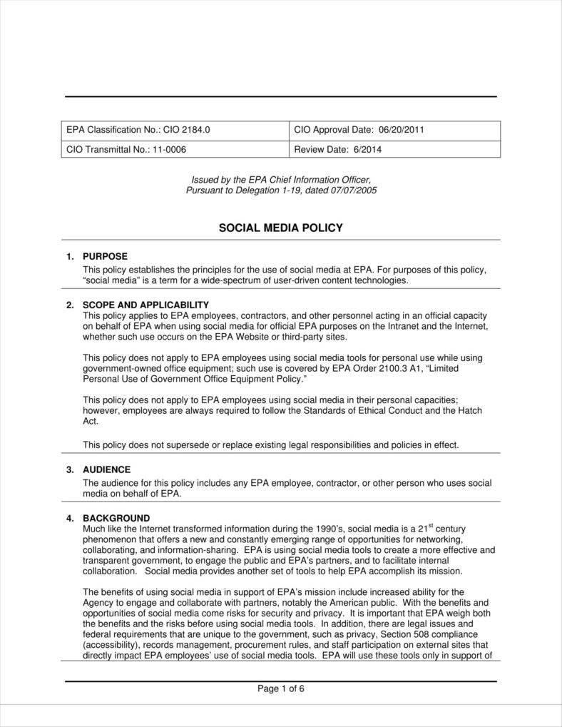 18+ IT Policy Templates PDF, DOC Format Download