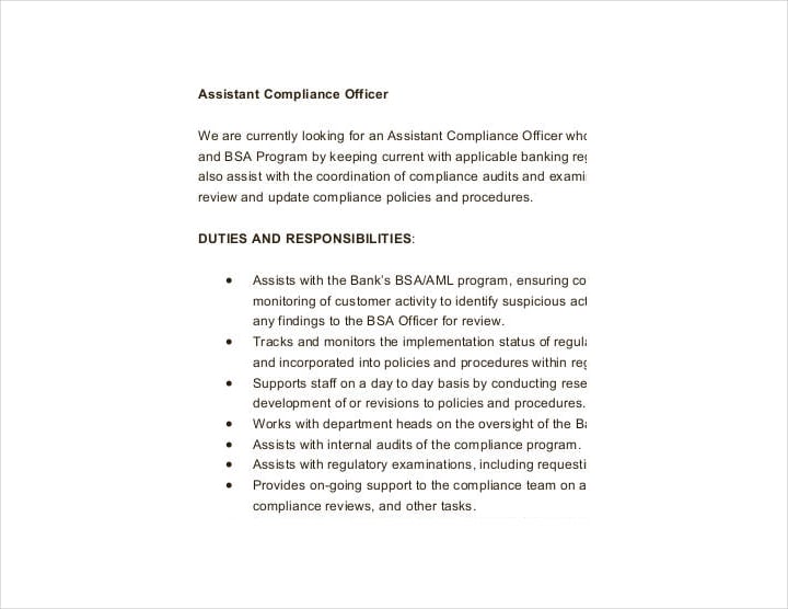 Special education compliance coordinator job description