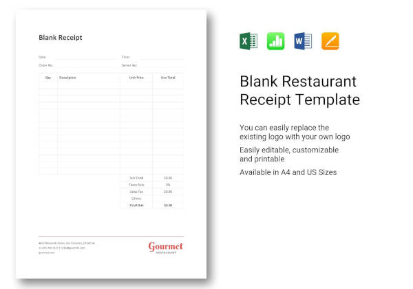 18 restaurant receipt templates free pdf doc format download free premium templates