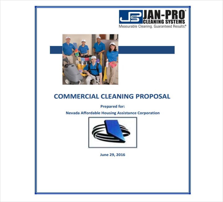 commercial cleaning proposal