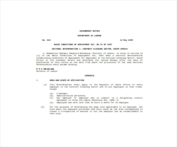 14+ Cleaning Contracts Templates for Restaurant, Cafe, Bakery Docs, Word