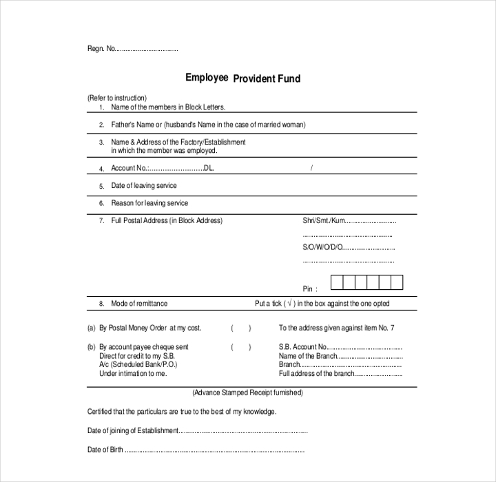 10+ Employee Application Forms & Templates PDF, DOC
