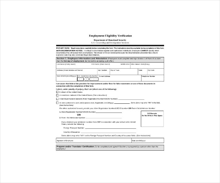 9+ Employment Verification Forms  Free PDF, DOC Format Download