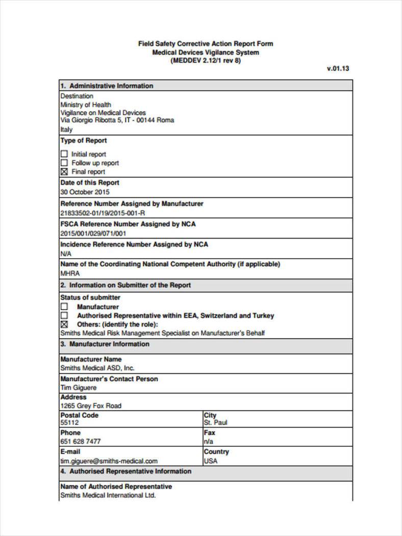 9+ Employee Correction Forms & Templates PDF, DOC