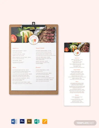 Elegant Fine Dining Restaurant Menu Designs - 20+ Free Templates in PSD ...