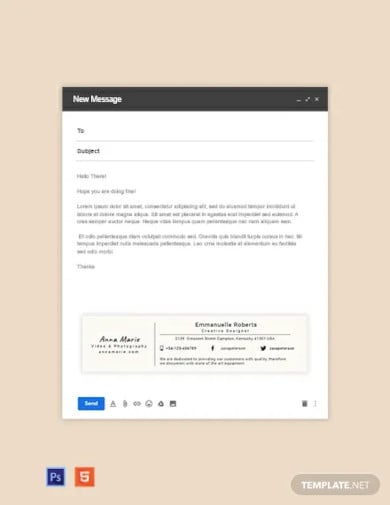 minimal business email signature template1