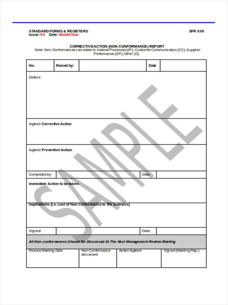 9 Employee Correction Forms And Templates Pdf Doc 7319